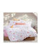 Nef-Nef Homeware Σετ Σεντόνια Μονά Βαμβακερά Happy Today Ροζ 170x260cm 3τμχ