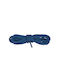 Bergal Trekking Rope Laces Blue 120cm Στρογγυλα Ορειβατικα Κορδονια Πλεξη Χρωματα Μπλε 120 Εκατοστα