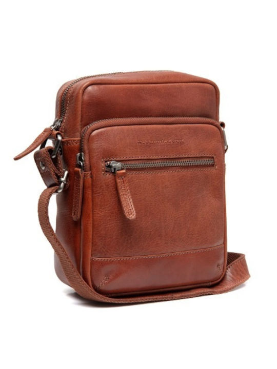 Brand Leather Men's Bag Shoulder / Crossbody Tabac Brown