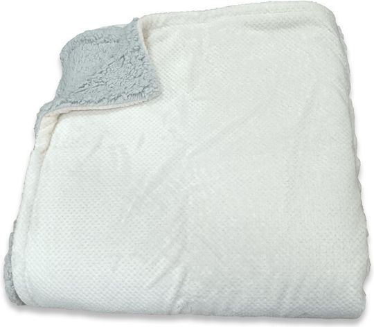 Pătură Fleece Supradublă 220x240 cm Ecru