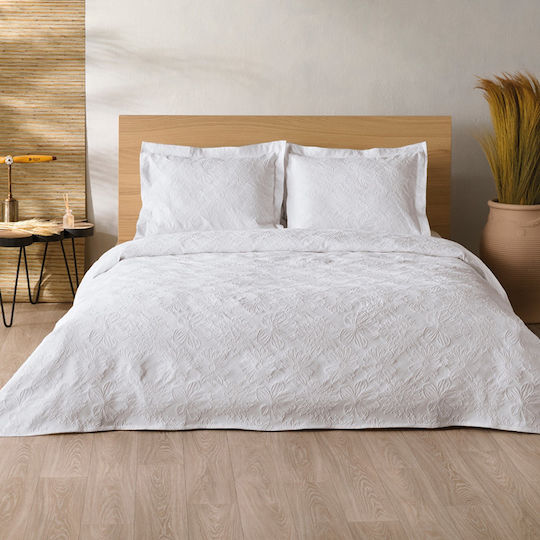 Kentia Soliman Κουβέρτα Πικέ Υπέρδιπλη 230x260εκ.