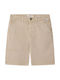 Kids' Shorts/Bermudas Fabric Concrete Beige