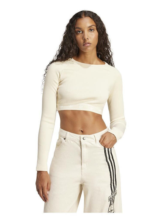 adidas Blouse Cream White adidas Blouse Cream White