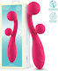 Engily Ross Vibe with Double Stimulating Ball Double Vibrator 17.5cm Fuchsia