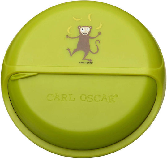 Carl Oscar Πλαστικό Παιδικό Δοχείο Φαγητού Πράσινο