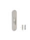 Oval Sliding Door Handle Brass Nickel Matte