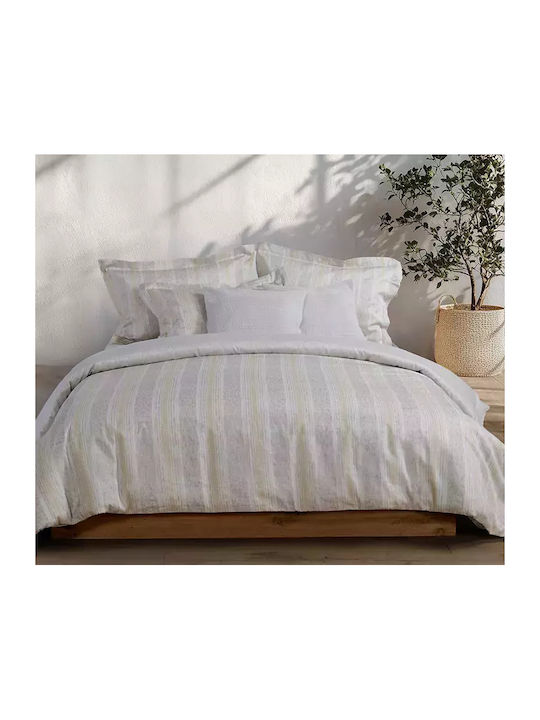 Nef-Nef Homeware Bettwäsche-Set King Size 270x280cm. Orden Beige 4Stück