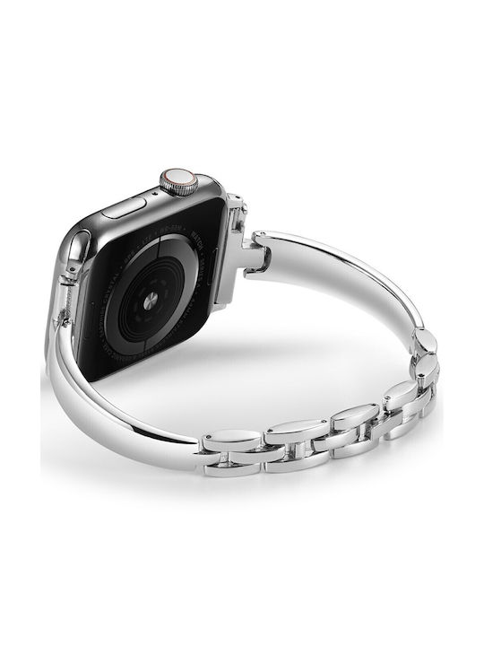 Kalebol Armband Silber (Apple Watch 38/40/41/42mm) Kalebol Armband Silber (Apple Watch 38/40/41/42mm)