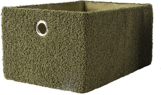 Kaemingk Storage Basket Fabric Green 25x32x18cm 1pcs
