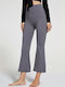 Yoga Damen Leggings Grau