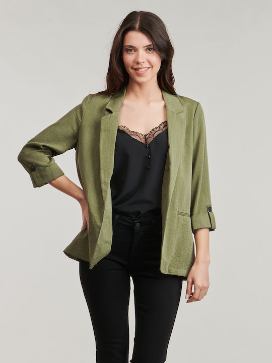 Only Blazer pentru femei Sacou Kaki