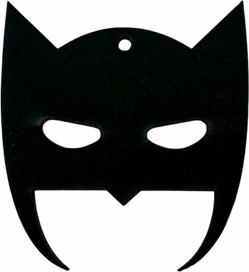 Ξύλινο Στοιχείο Κρεμαστό Μάσκα Batman 6x6.5cm 3τμχ