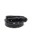 Wide Men's Belt Leather Black
