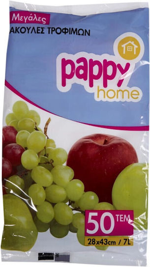 Pungi mari pentru alimente Pappy Home 50 bucăți 6-55407
