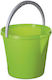 Plastic Bucket with Spout Green 7L Ø25x22cm