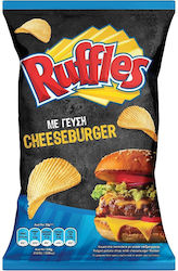 Kräuselige Kartoffelchips Cheeseburger Geschmack Ruffles 120 G