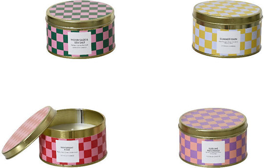 Beauty Home Αρωματικό Κερί Wood Sage Sea Salt σε Μεταλλικό Κουτί με Άρωμα Sublime Patchouli