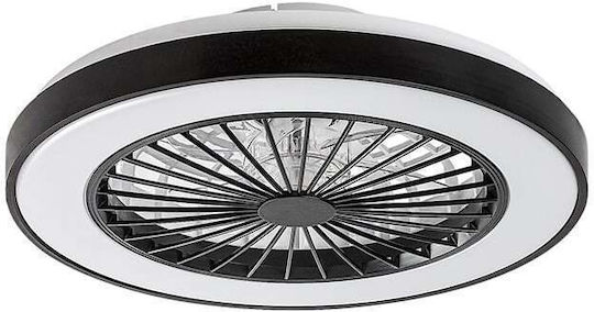 Rabalux Dalfon2 Ceiling Light 48cm with Light Fixture Black