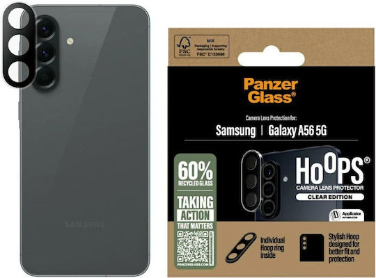 PanzerGlass Hoops Camera Protection Tempered Glass Transparent for the Samsung Galaxy A56 5G