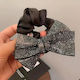 Haar Scrunchie mit Schleife und Strasssteinen