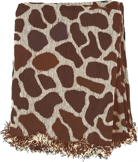 Sunshine Cow Ριχτάρι Πολυθρόνας Chenille 180x180εκ. Brick