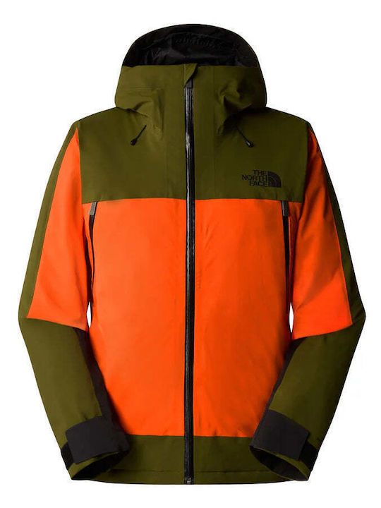 The North Face NF0A87Y87MI Masculin Jachetă pentru Schi & Snowboard Portocaliu
