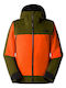 The North Face NF0A87Y87MI Masculin Jachetă pentru Schi & Snowboard Portocaliu