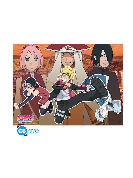 Boruto Poster Neues Team 7 52x38cm