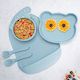 AppeKids Feeding Set made of Silicone Turquoise 6pcs