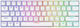 Savio Whiteout X2 Gaming Μηχανικό Πληκτρολόγιο 60% με Outemu Peach Silent διακόπτες και RGB φωτισμό (Αγγλικό US) Λευκό