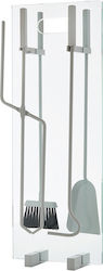 Eisweißes Kaminbesteck Zogometal T06-1235 Eisweißes Kaminbesteck Zogometal T06-1235