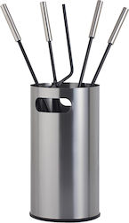 Stainless Steel Matte Fireplace Tools Bucket Zogometal K32-1230