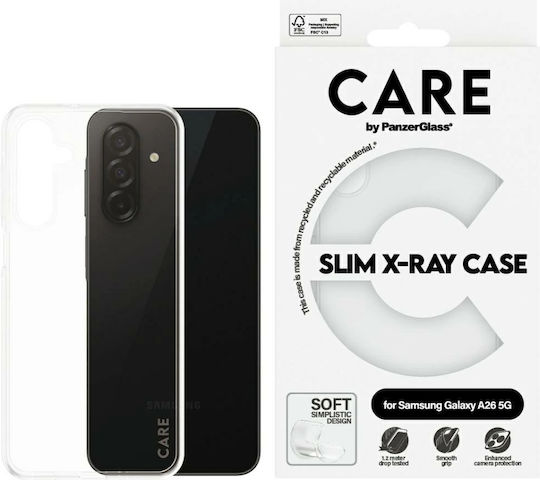 CARE by PanzerGlass Fashion X-ray Back Cover Plastic 1.2mm Transparent (Samsung Galaxy A26 5G, PanzerGlass)