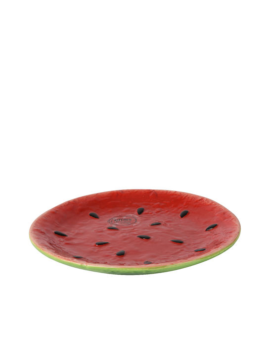 Beauty Home Πιάτο Ρηχό Κόκκινο 16cm