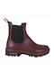 Stiefeletten Damen Burgundisch
