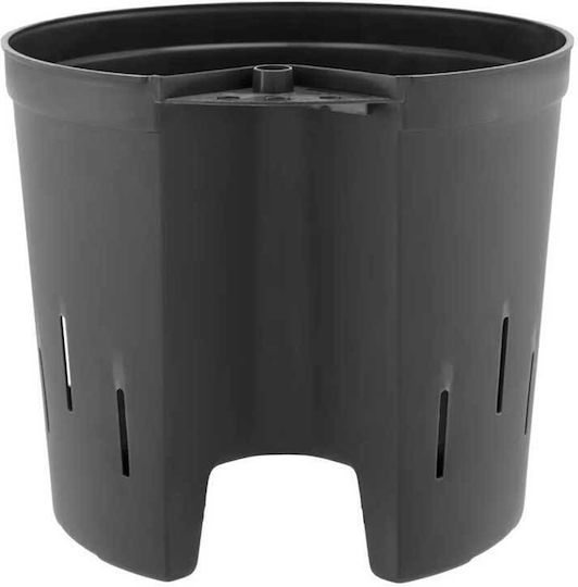 Leni Design Ghiveci De Flori Din Plastic Negru 22x22x22 Cm
