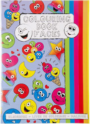 Zeichenblock „Emotion Faces“ Aufkleber