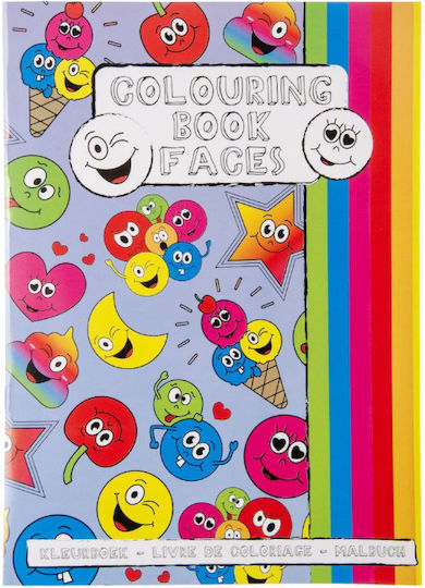 Zeichenblock „Emotion Faces“ Aufkleber