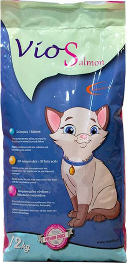 Viozois Cat Dry Food with Salmon / Fish / Meat / Chicken 12kg