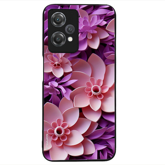 Husă Sonique Seria Flori 3D pentru OnePlus Nord CE 2 Lite 5G Roz