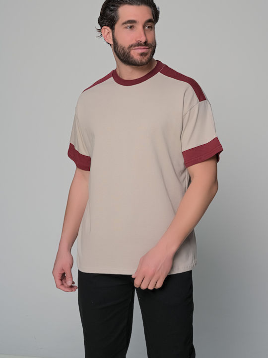 Ben Tailor City Palms T-shirt Μπεζ