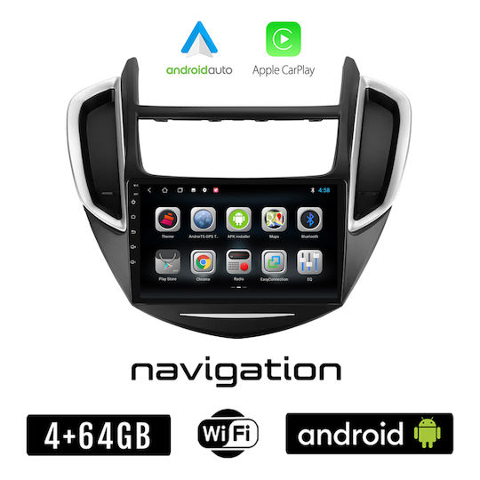 Booma Car Audio System for Chevrolet Trax 2014 2022 (Bluetooth/USB/WiFi/GPS/Apple-Carplay/Android-Auto) with Touch Screen 9"