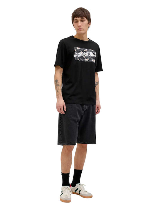 Jack & Jones Тениска C-N10 black