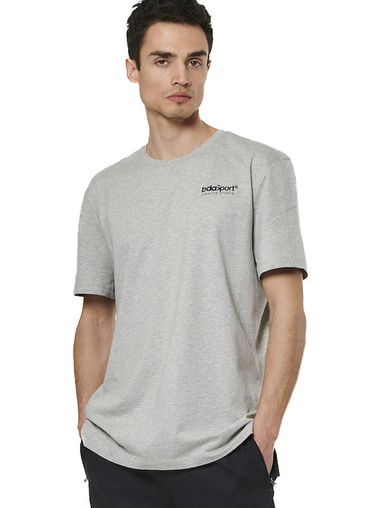 Body Action Creative T-shirt Ανοιχτό Γκρι