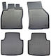 Aristar Set of Front and Rear Mats 4pcs Tray Type for Mercedes-Benz GLK 2008-2015 Black