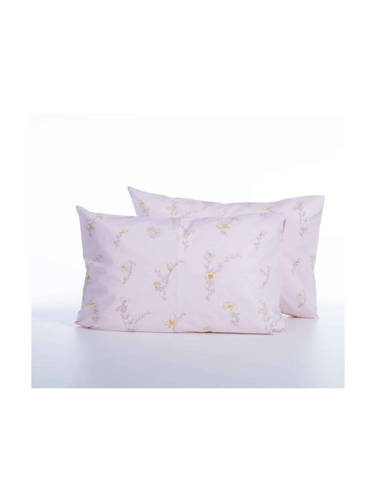 Nef-Nef Homeware Irida Kissenbezug mit Umschlagumschlag Pink 52x72cm.