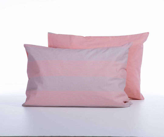 Nef-Nef Homeware Casual Stripe cu plic de acoperire Piersică 52x72cm