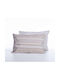 Nef-Nef Homeware Quantro Μαξιλαροθήκη με Φάσα Grey 52x72εκ.