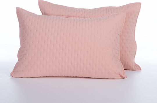 Nef-Nef Homeware Valia Σετ με Φάσα Peach 52x72cm