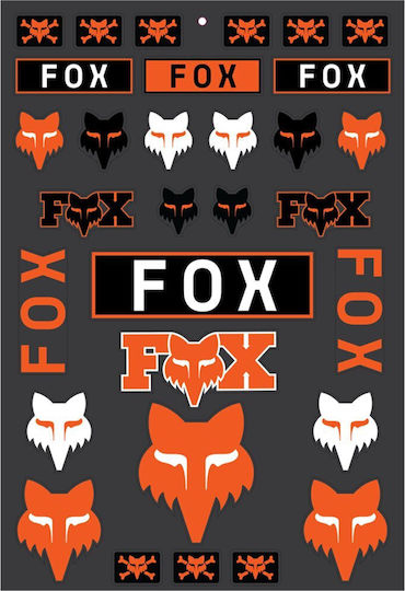 Legacy Track Sticker Pack Orange 32536-009 Fox Aufkleber